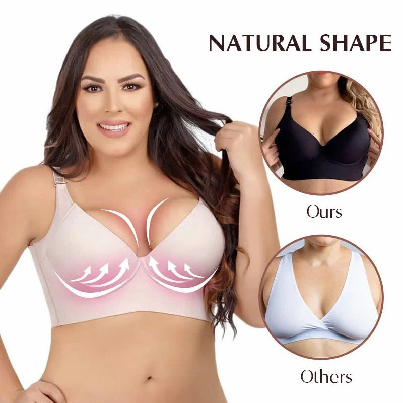 Deep Cup Bra Hide Back Fat With Shapewear Incorporated -（Buy 1 Get 1 Free）(2 PACK)