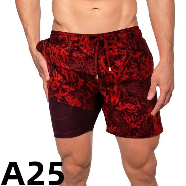 Double-layer beach pants