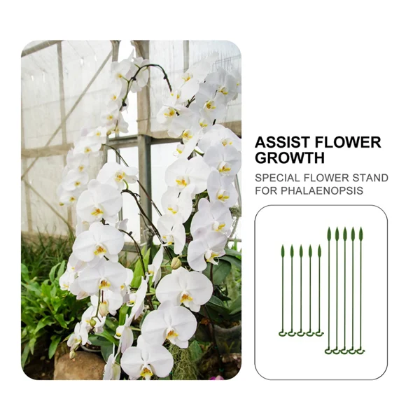 (🔥Clearance Sale Today-45% OFF)-10PCS/SET Flower Plant Stakes Sticks-BUY 2 GET 1 FREE