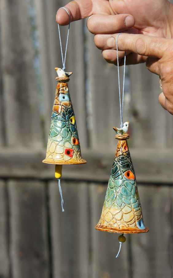 Vintage forest wind chimes