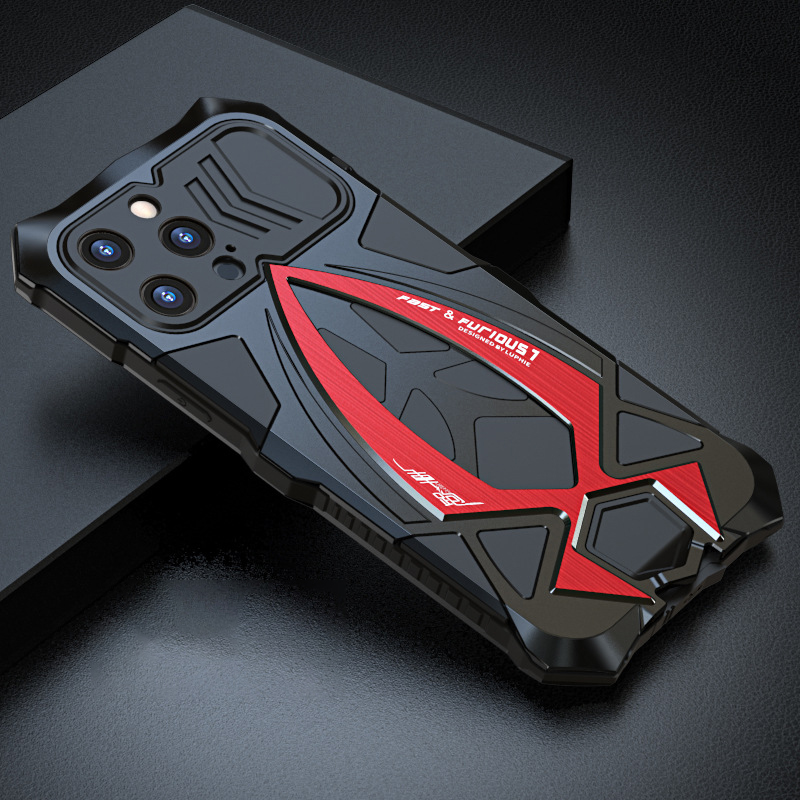 Metal Frame Protects Sports Car Case for iPhone