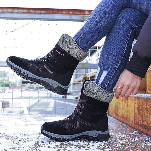 Chicinskates Men's Winter Travel Warm Outdoor Snow Boots