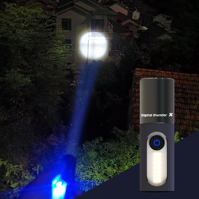 🔥Last Day Promotion - 40% OFF🔥LED Rechargeable Tactical Laser Flashlight 80000 High Lumens-BUY 2 GET 10% OFF & FREE SHIPPING