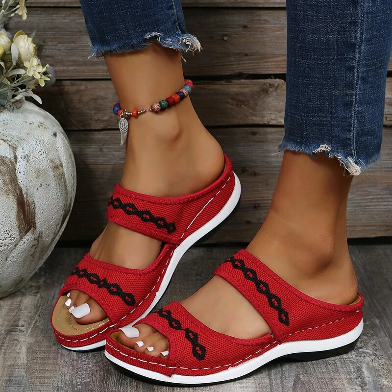 🔥Last Day Promotion 70% OFF🔥 Leather Orthopedic Arch Support Sandals Diabetic Walking Cross Sandals