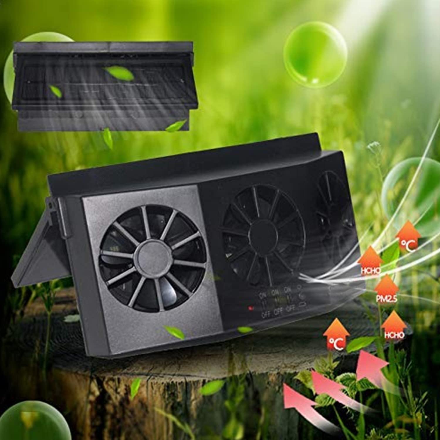 Last Day Promotions 60% OFF🔥Solar Powered Car Radiator - BUY 2 GET FREE SHIPPING