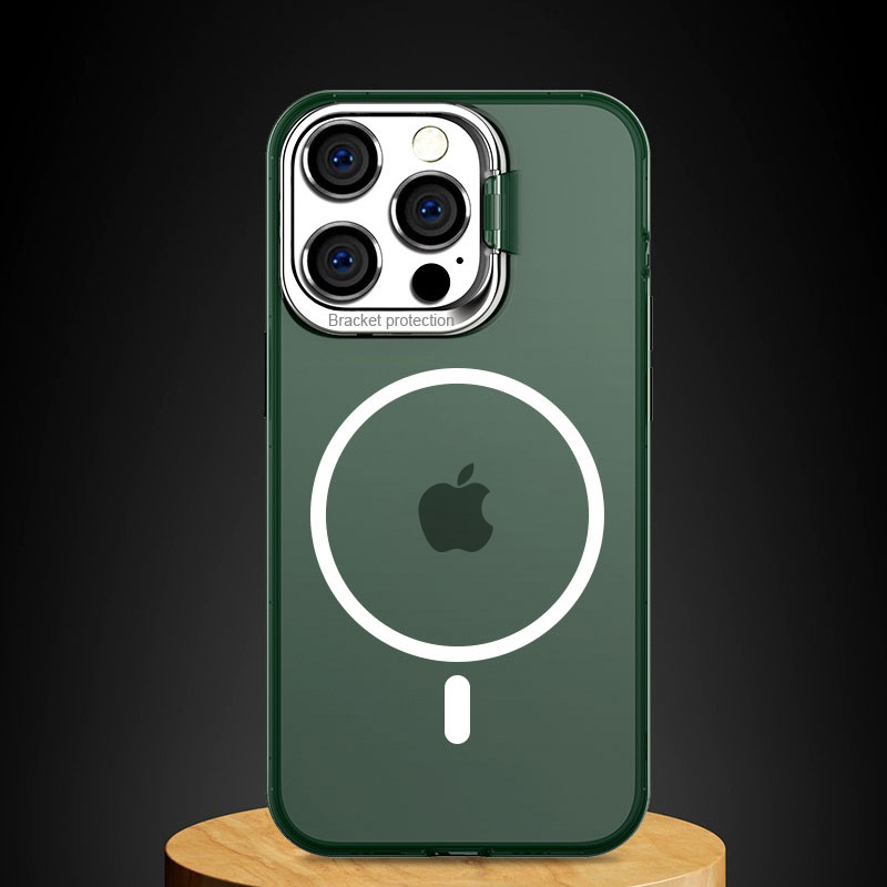 Magnetic Lens Holder Case Cover For iPhone