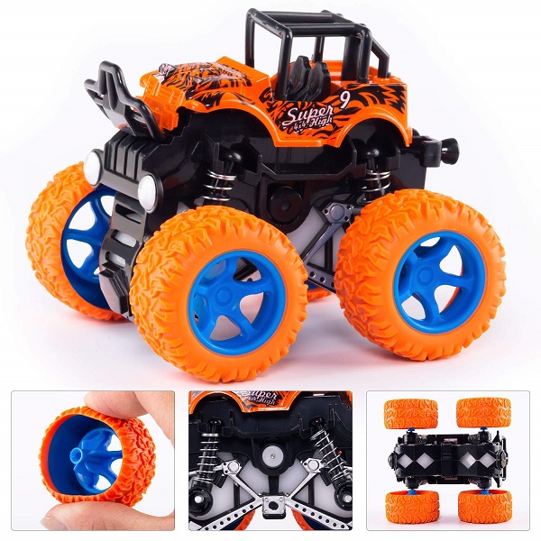 🔥Last Day - 40% OFF🔥 Friction Powered Push and Go Toy Cars, Inertia  Stunt Toy Vehicles