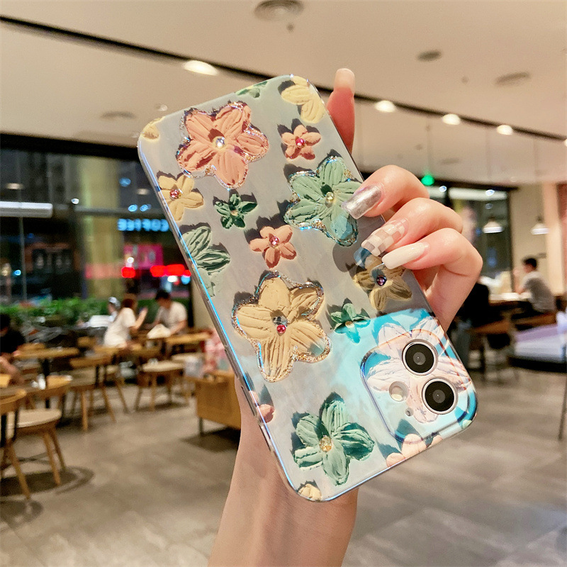 (BUY 2 GET 15% OFF)  Oil Painting Flower Pattern Mobile Phone case