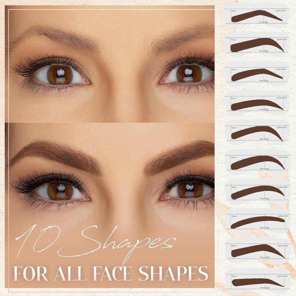🔥 Last day 70% OFF—Perfect Brows Stencil & Stamp Kit