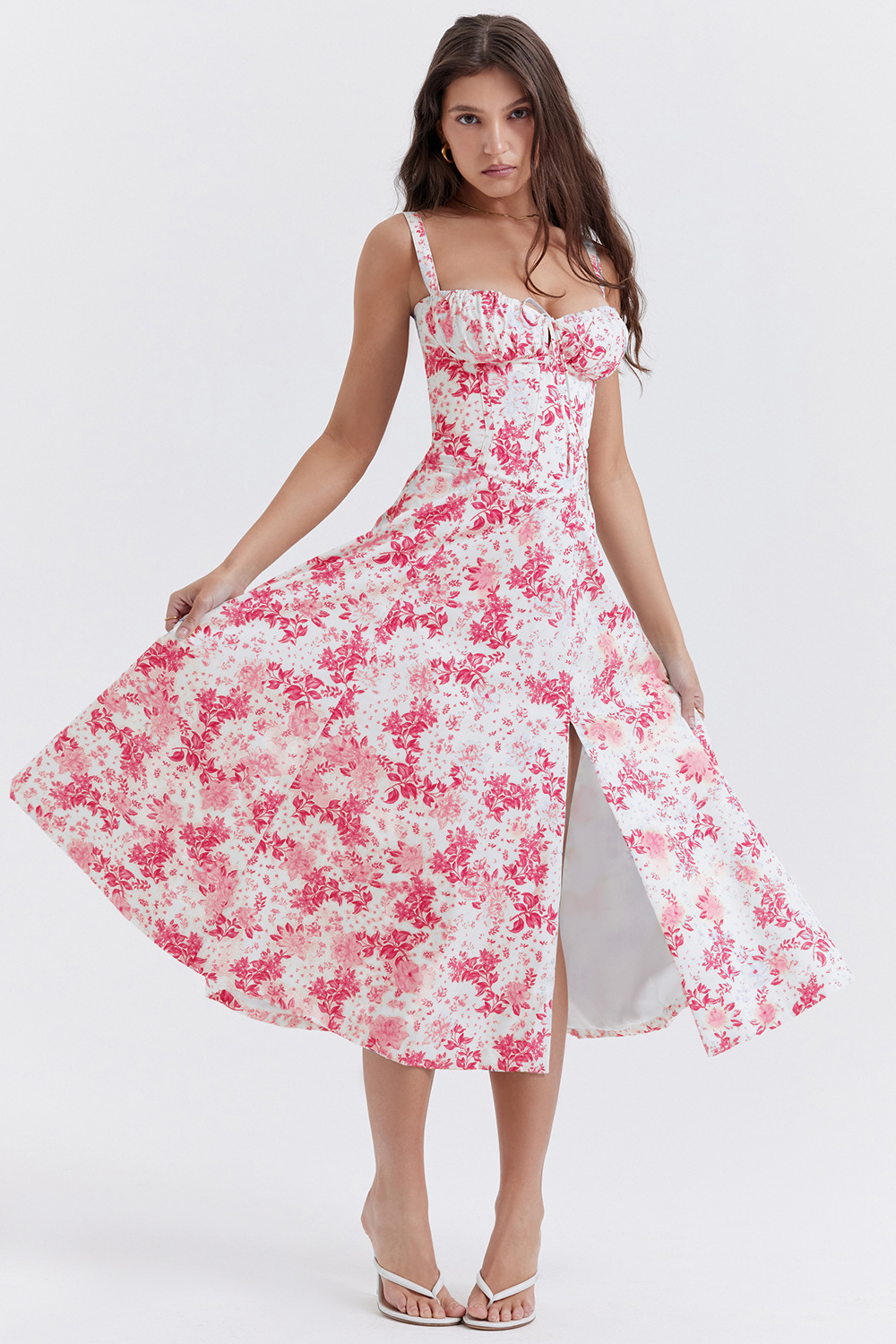 👗Comfortable Beauty-No underwire-Print Bustier Sundress😍Fits All Sizes Up To 4XL & 50% OFF