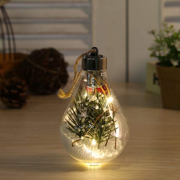 Last Day 49% OFF - LED Hanging Bulb Christmas Ornaments