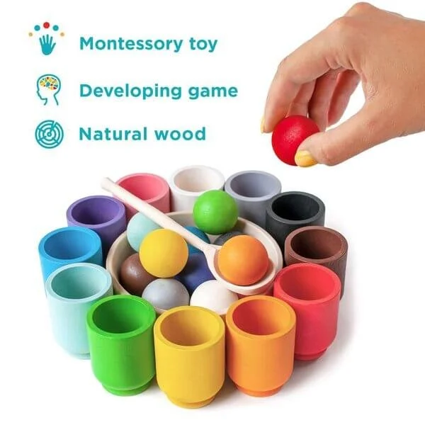 🔥🔥🔥Children's early education educational color recognition classification cup---win at the starting line