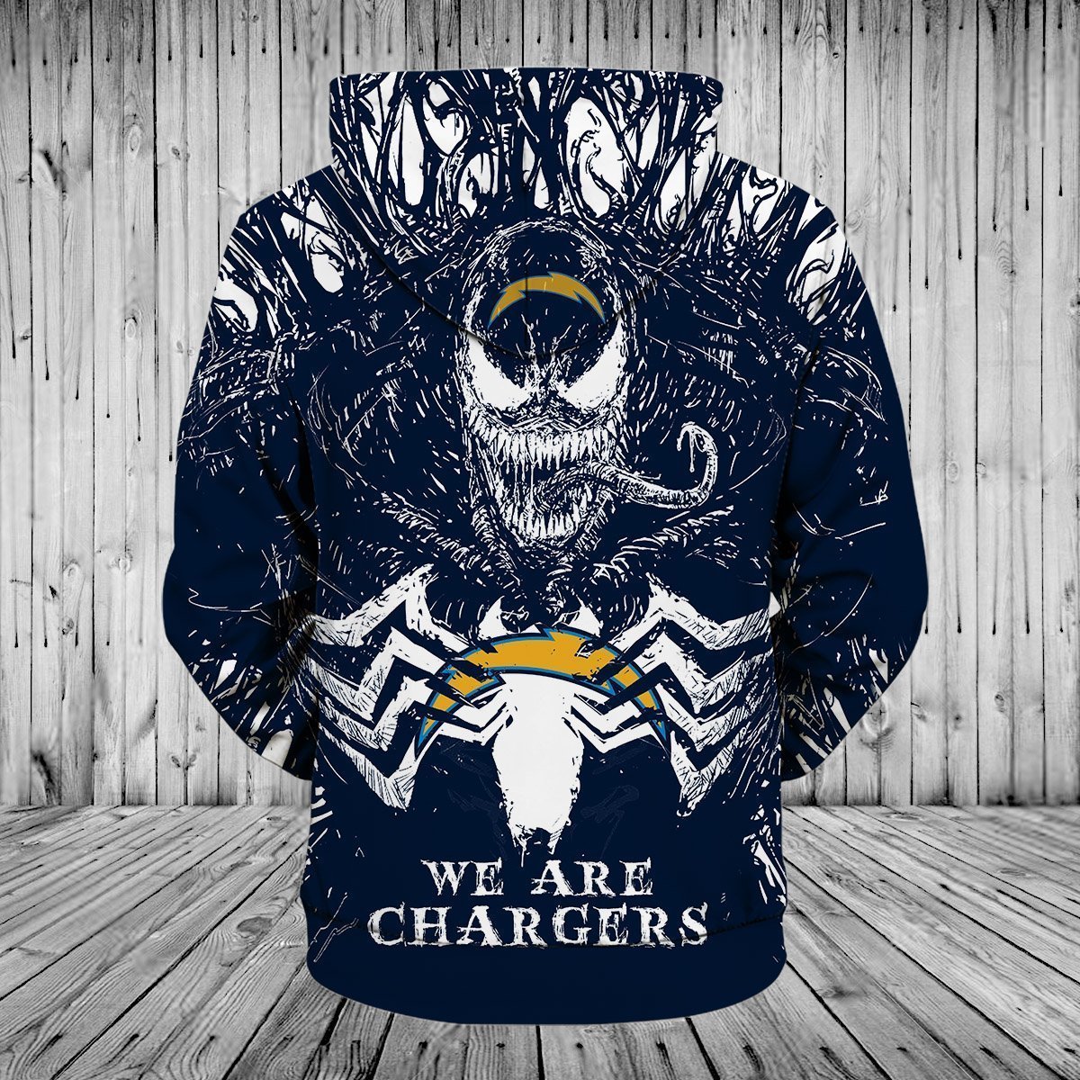 CHARGERS  3D HOODIE VN