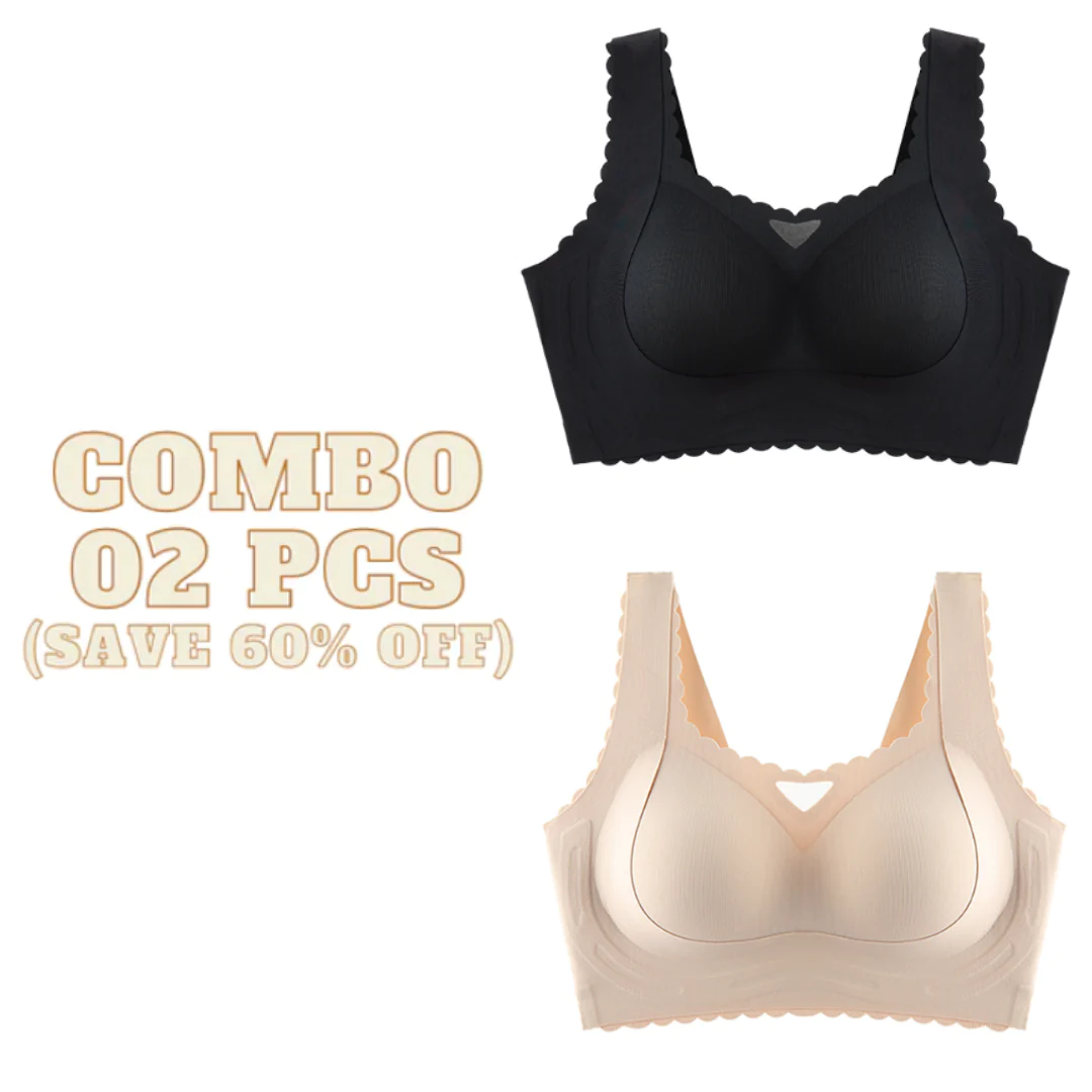 Sweet Smooth – Scalloped Design Natural Uplift Bra