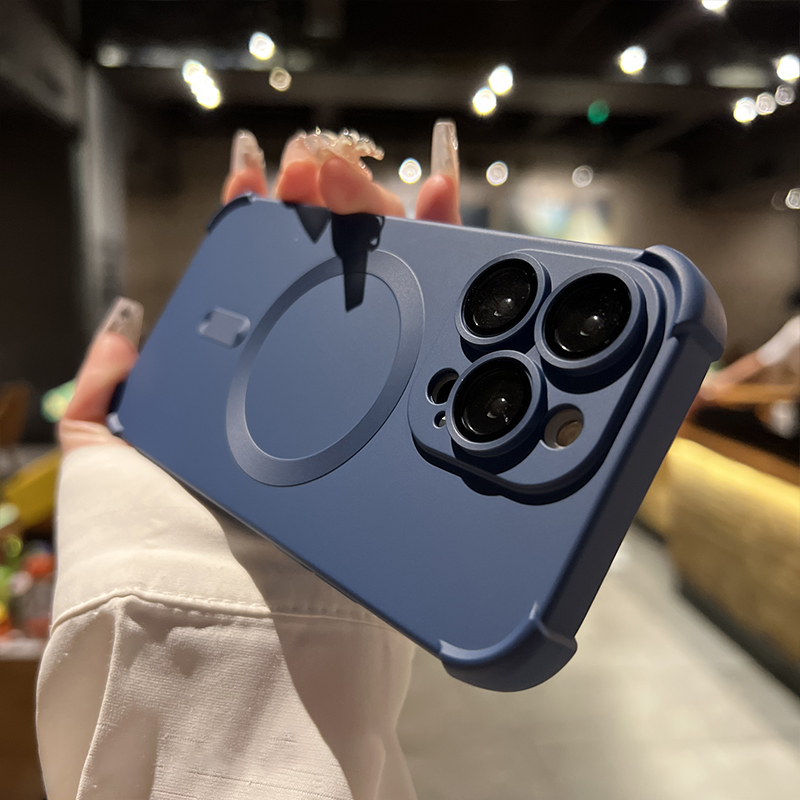 All-Inclusive Four-Corner Anti-Fall Silicone Case Cover for iPhone