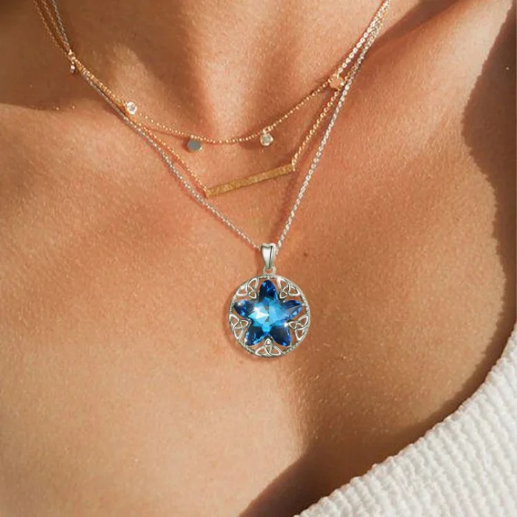 Stars Crystal Star Necklace