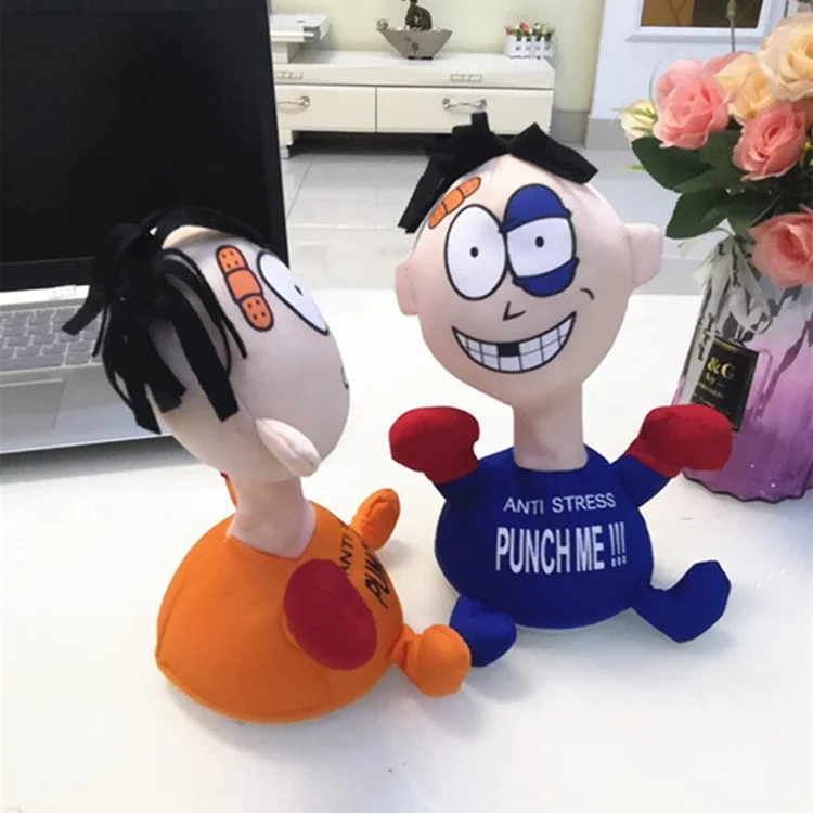 Funny Punch Me Screaming Doll