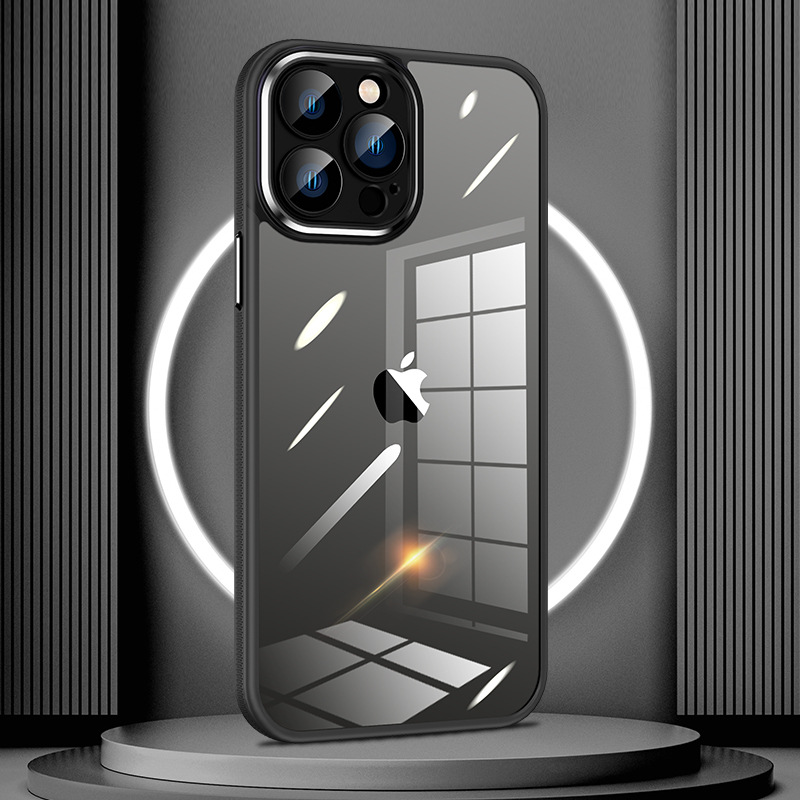 4K HD Liquid Glass Transparent Protective Case for iPhone