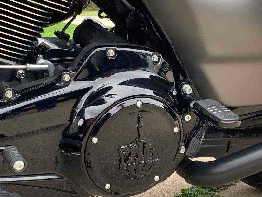 Middle Finger On A Harley-davidson Derby And Points Cover