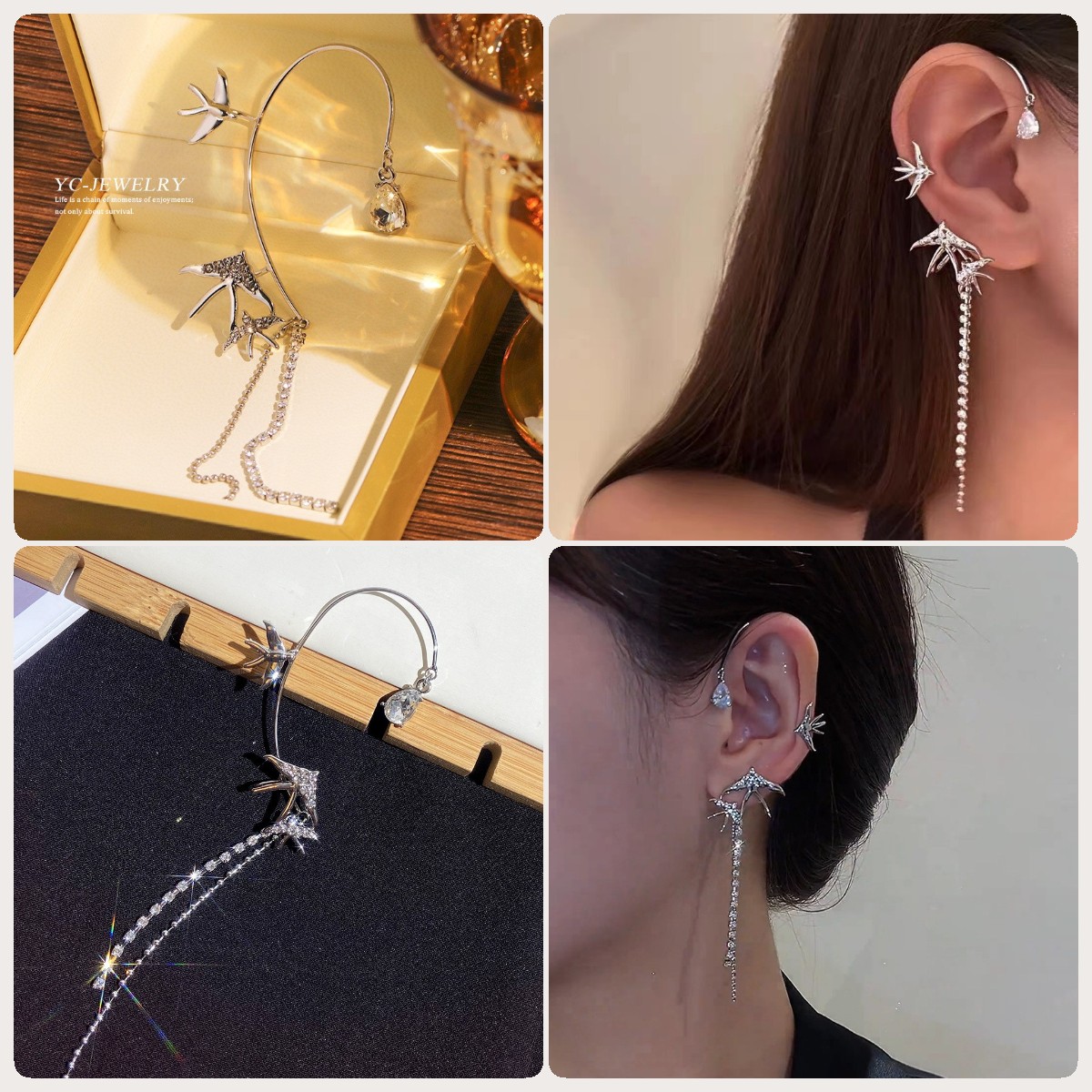 💞New Year Promotion🎁Sparkling Zircon Earrings