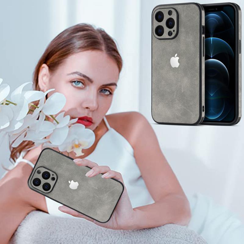 Lambskin Four-pack Edged Case Cover For iPhone