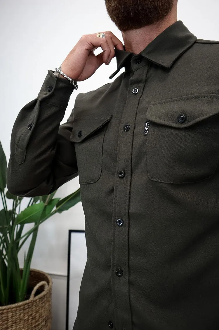 BUTTON DOWN SHIRT JACKET (BUY 2 FREE SHIPPING)