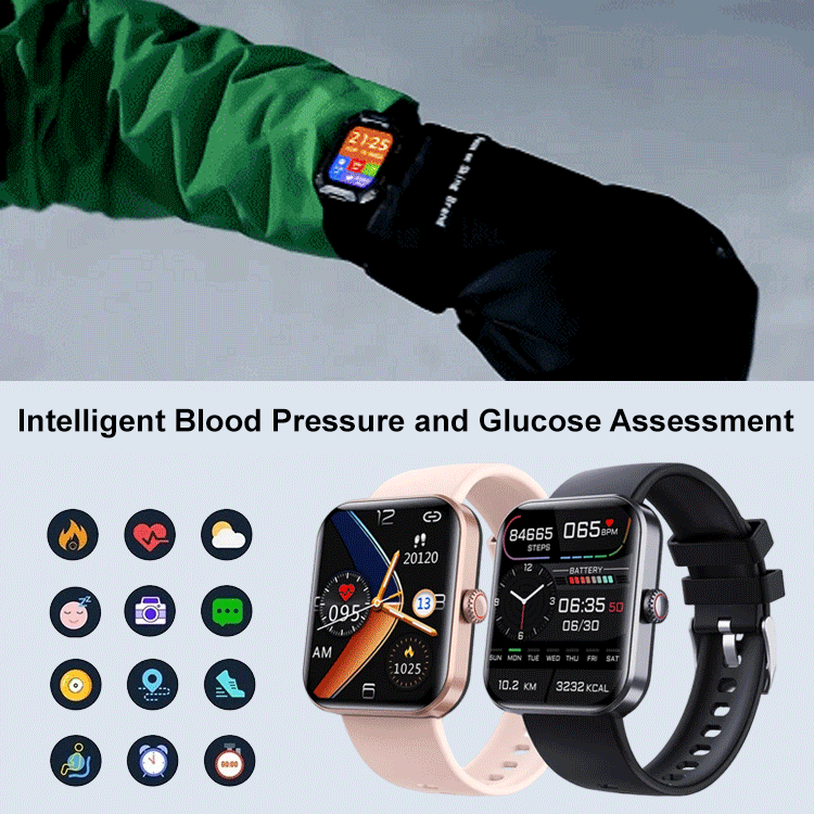 Smart Painless Blood Glucose Measurement Watch