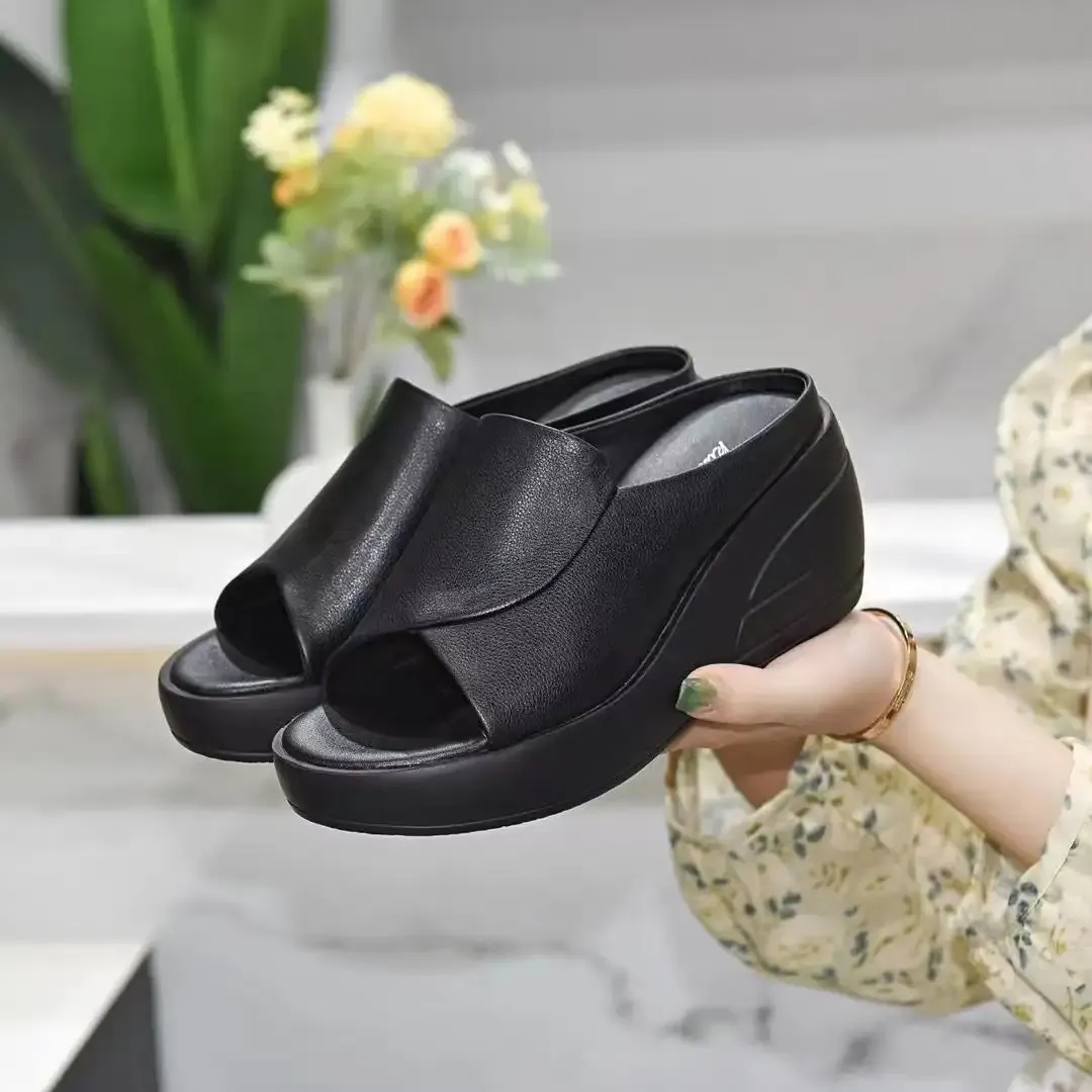 ⏰LIMITED TIME OFFER: 60% OFF-WOMEN'S ITALIAN SOFT LEATHER PLATFORM SLIPPERS